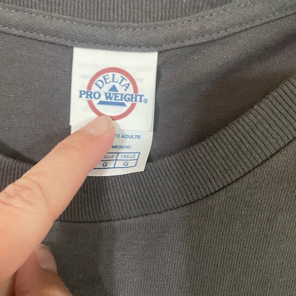 America Baby Patriotic Singing Abraham Lincoln Gray Novelty T-Shirt Size Large - Picture 4 of 6